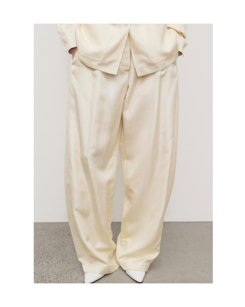 The Row White Kolina Pant