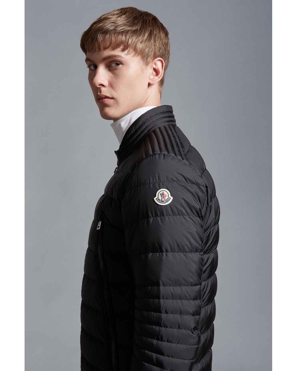 Moncler Black Amiot Short Down Jacket for men