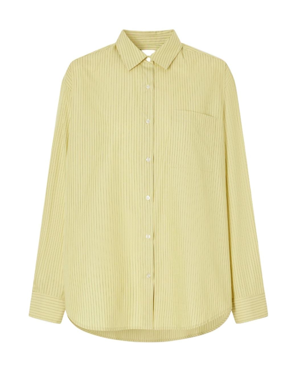 Leset Yellow Cotton And -Blend Poplin Shirt