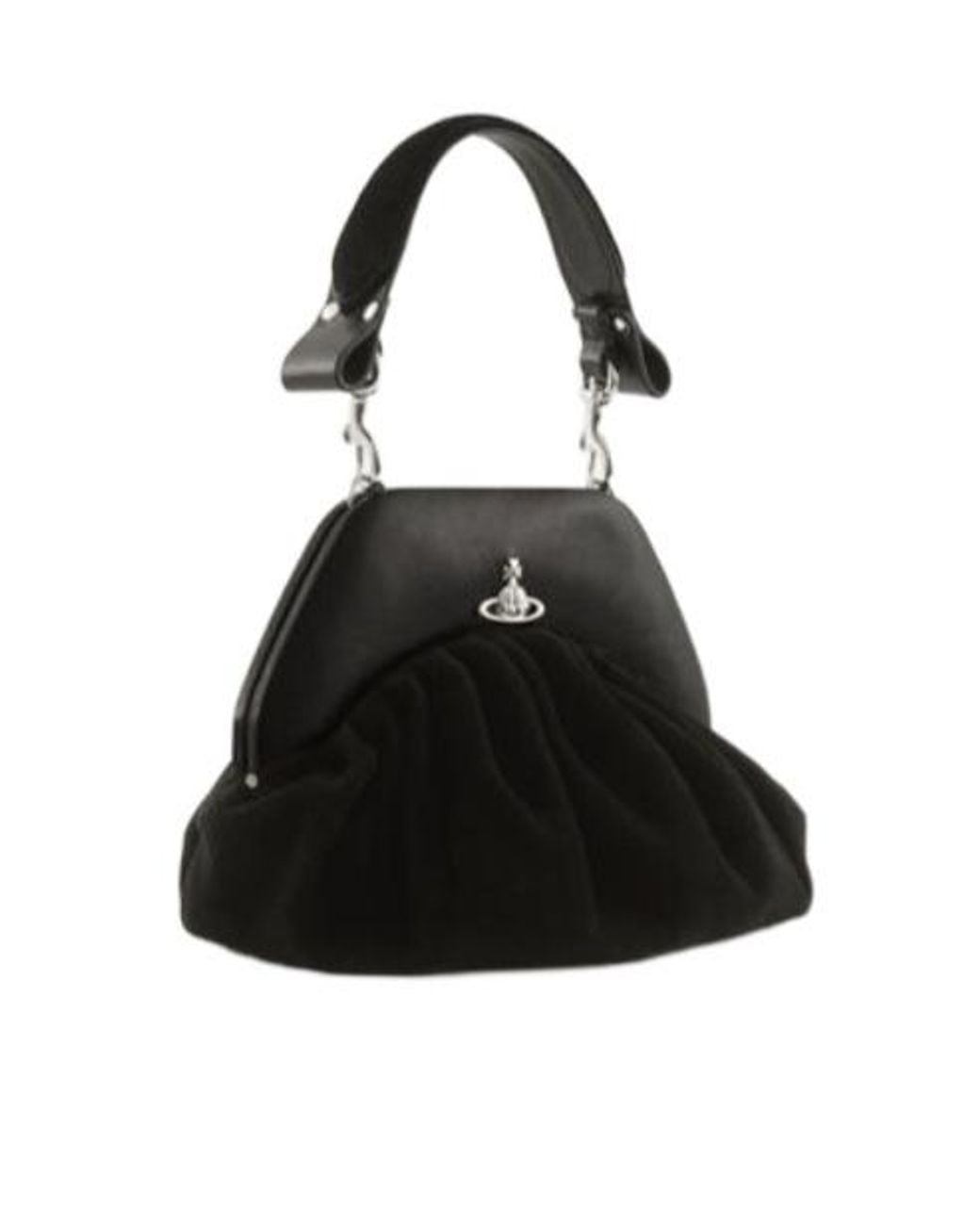 Vivienne Westwood Black Brooke Clutch