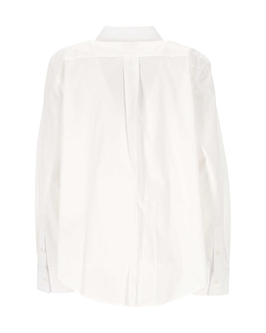 Calvin Klein White Relaxed Button-Up Shirt