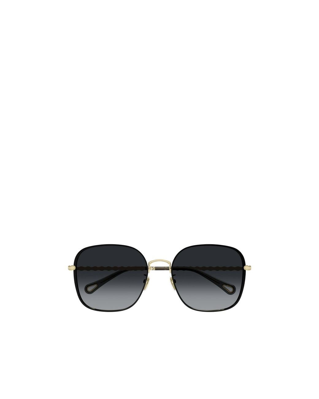 Chloé Black Chloé Eyewear Square Frame Sunglasses