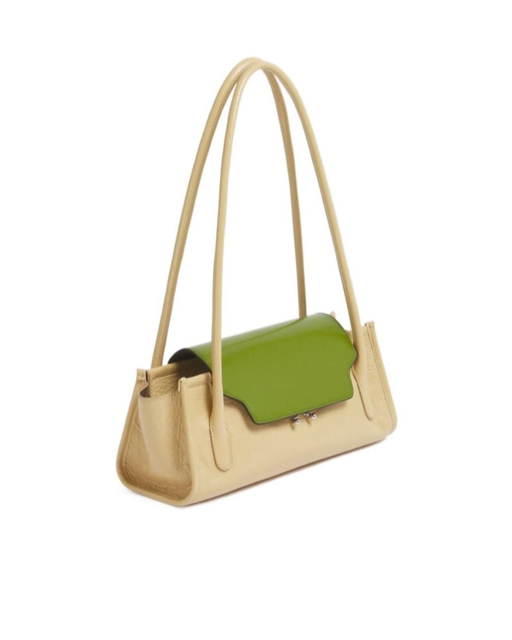 Marni Green Trunkette East-West Shoulder Bag