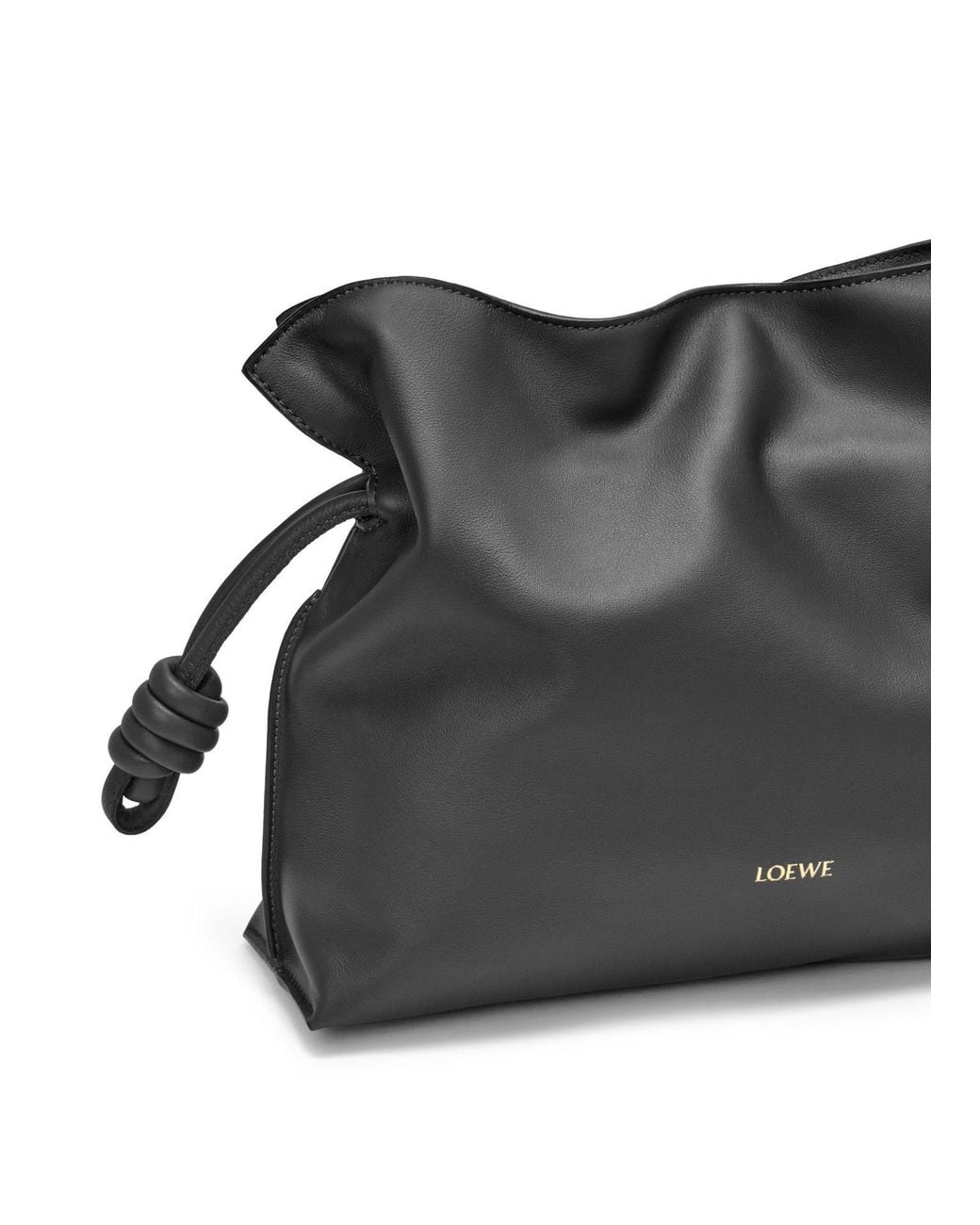 Loewe Black Medium Flamenco Clutch