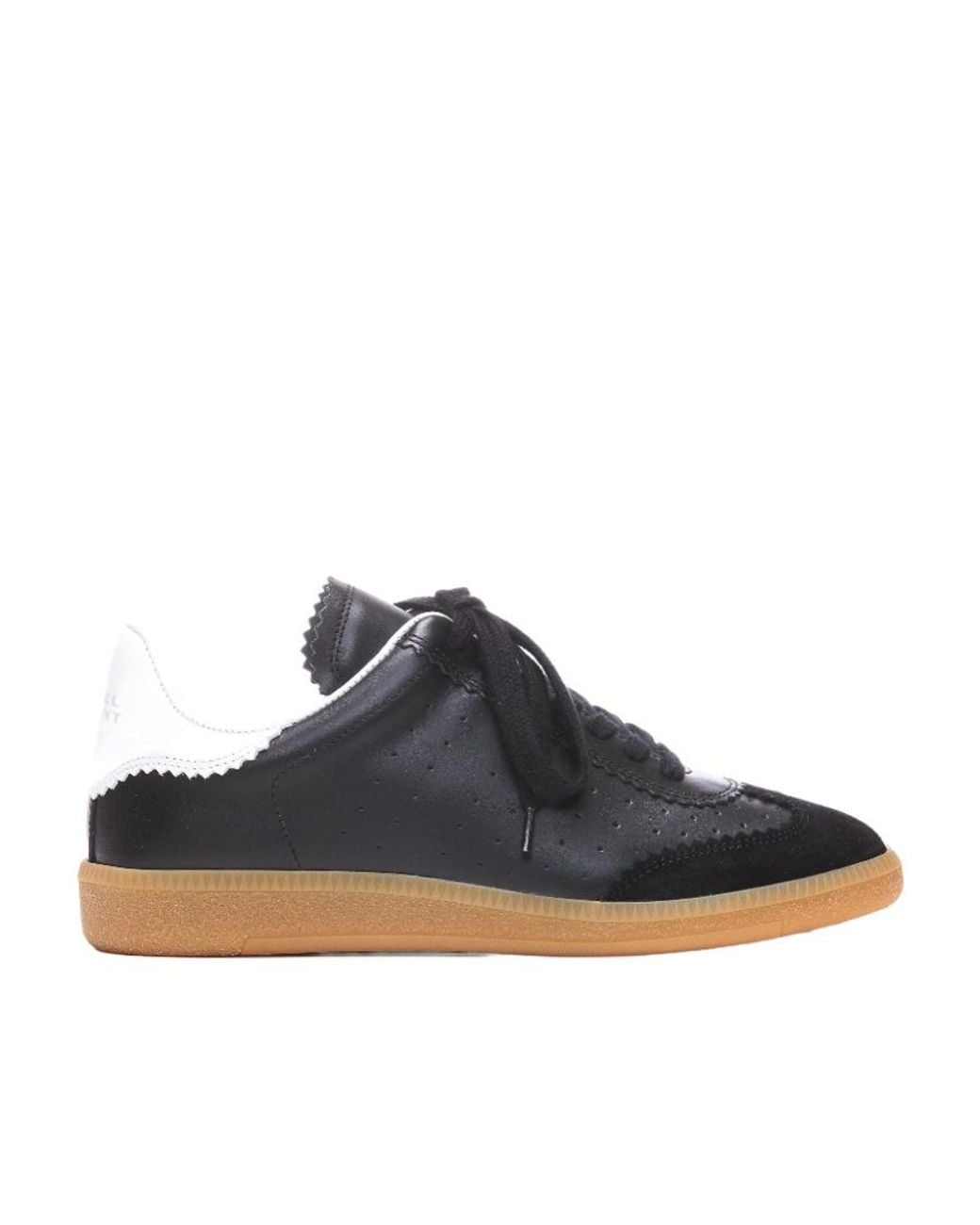 Isabel Marant Blue Round Toe Lace-Up Sneakers