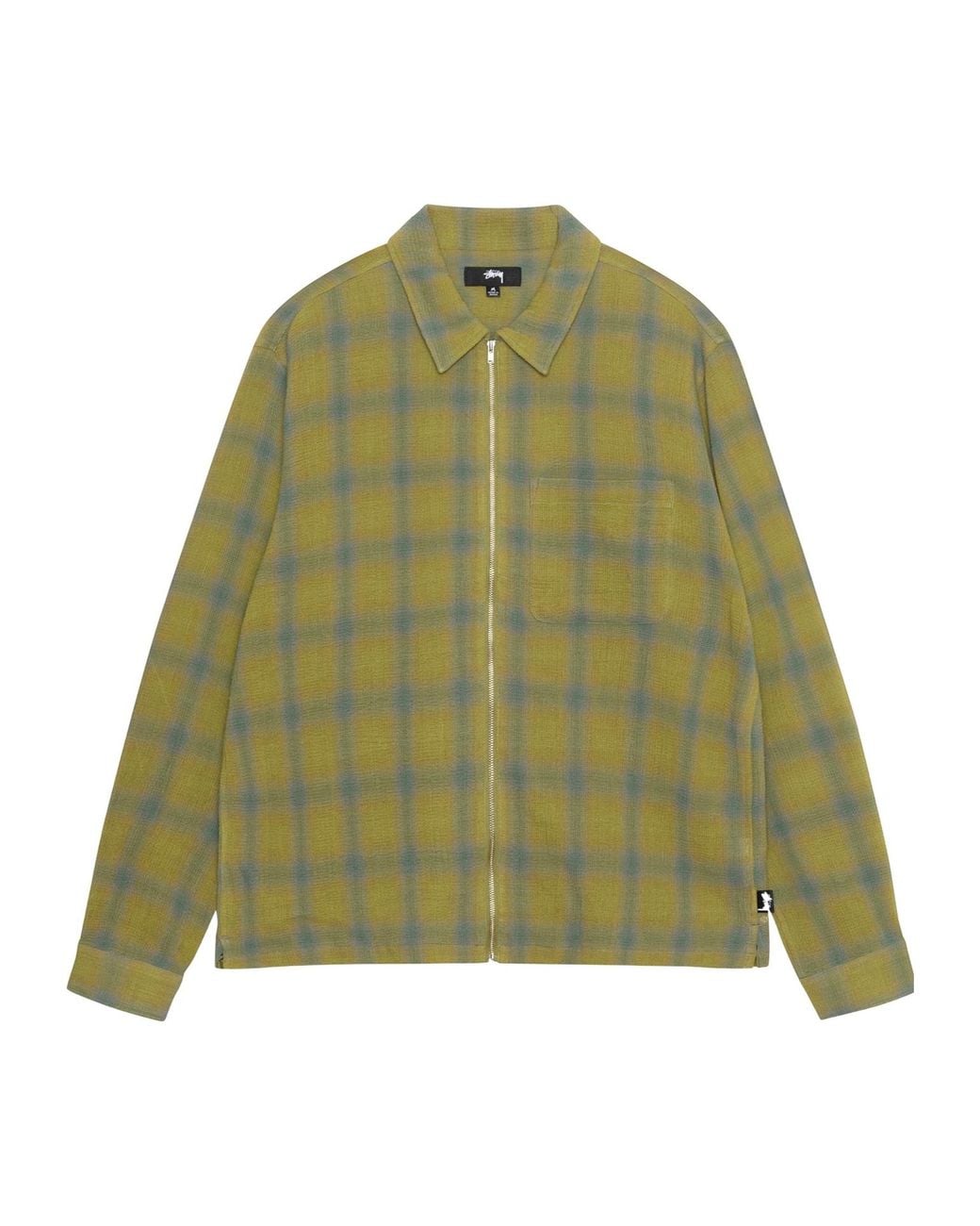 Stussy Green Zippered Shirt for men