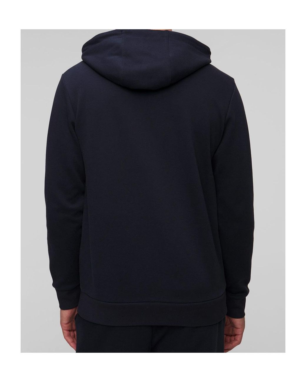 Boss Blue Zip-Up Hoodie Sweater for men