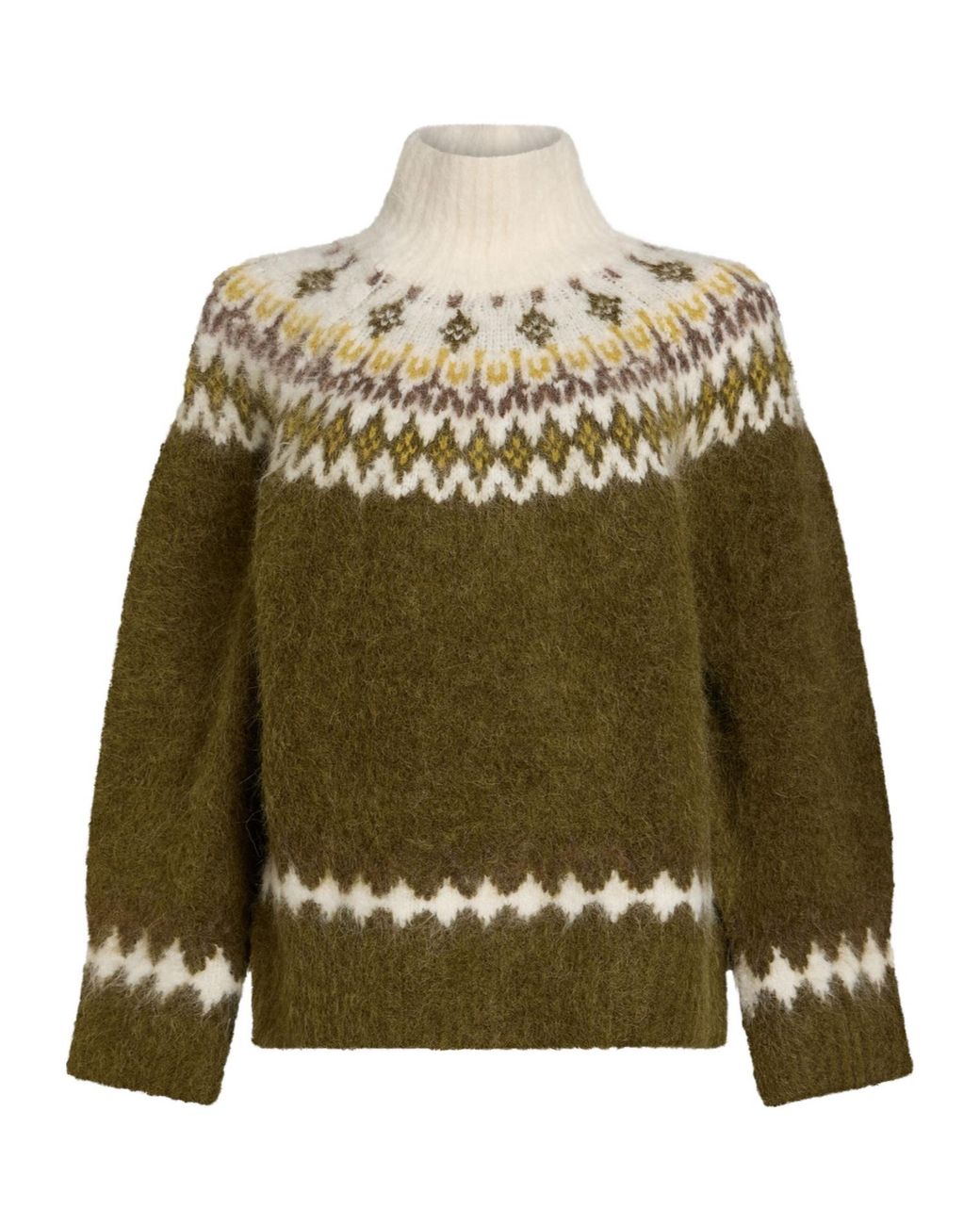 Rag & Bone Green Thick Knitting Top
