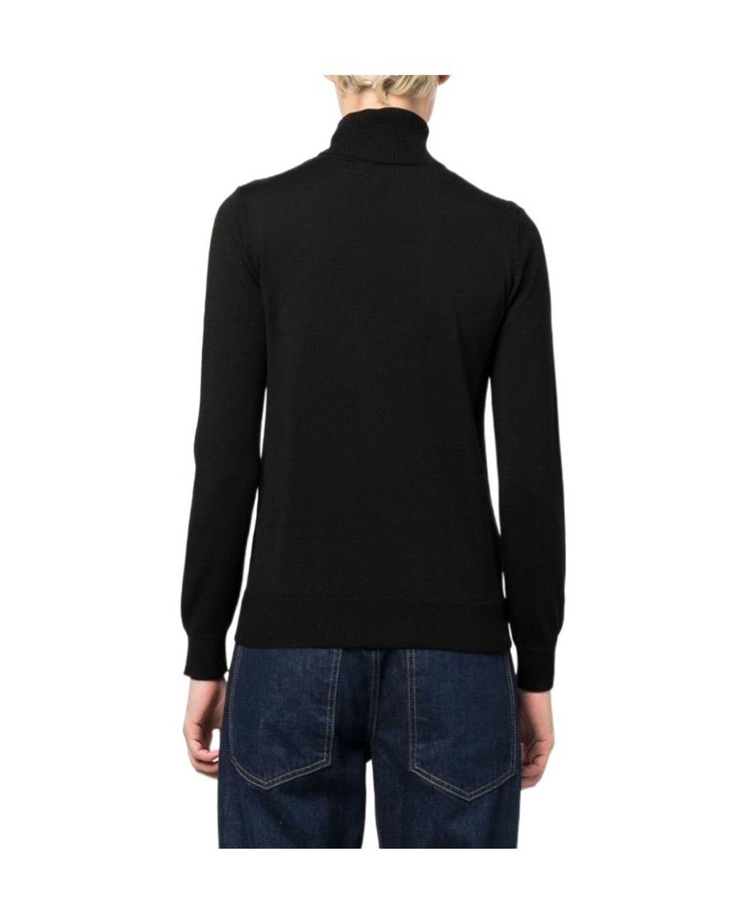 A.P.C. Blue Sandra Roll-Neck Sweatshirt