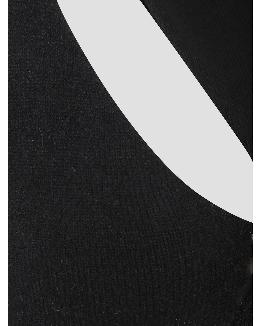 Rick Owens Black Round Neck Sleeveless Vest