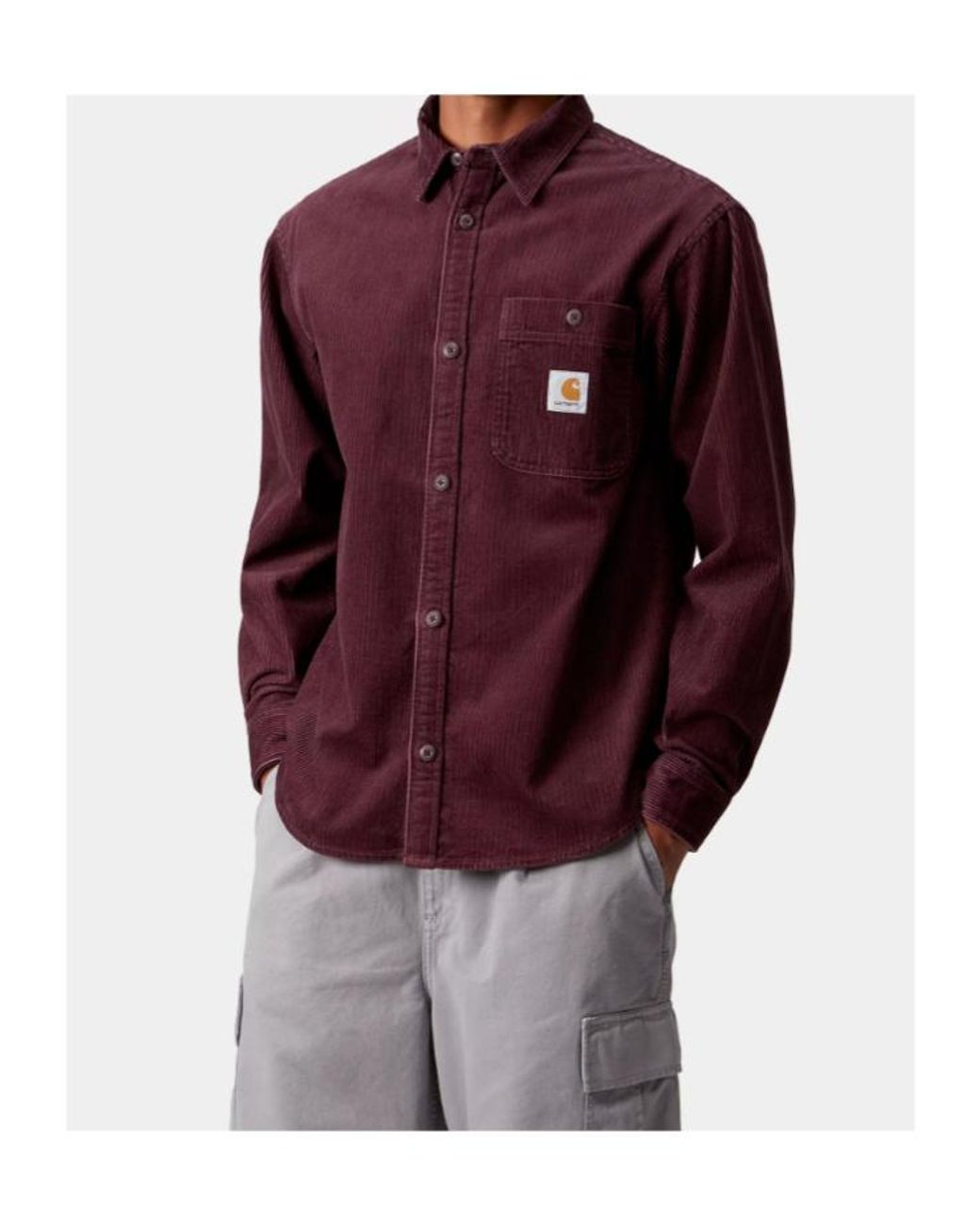 Carhartt Purple L/ Flint Shirt for men