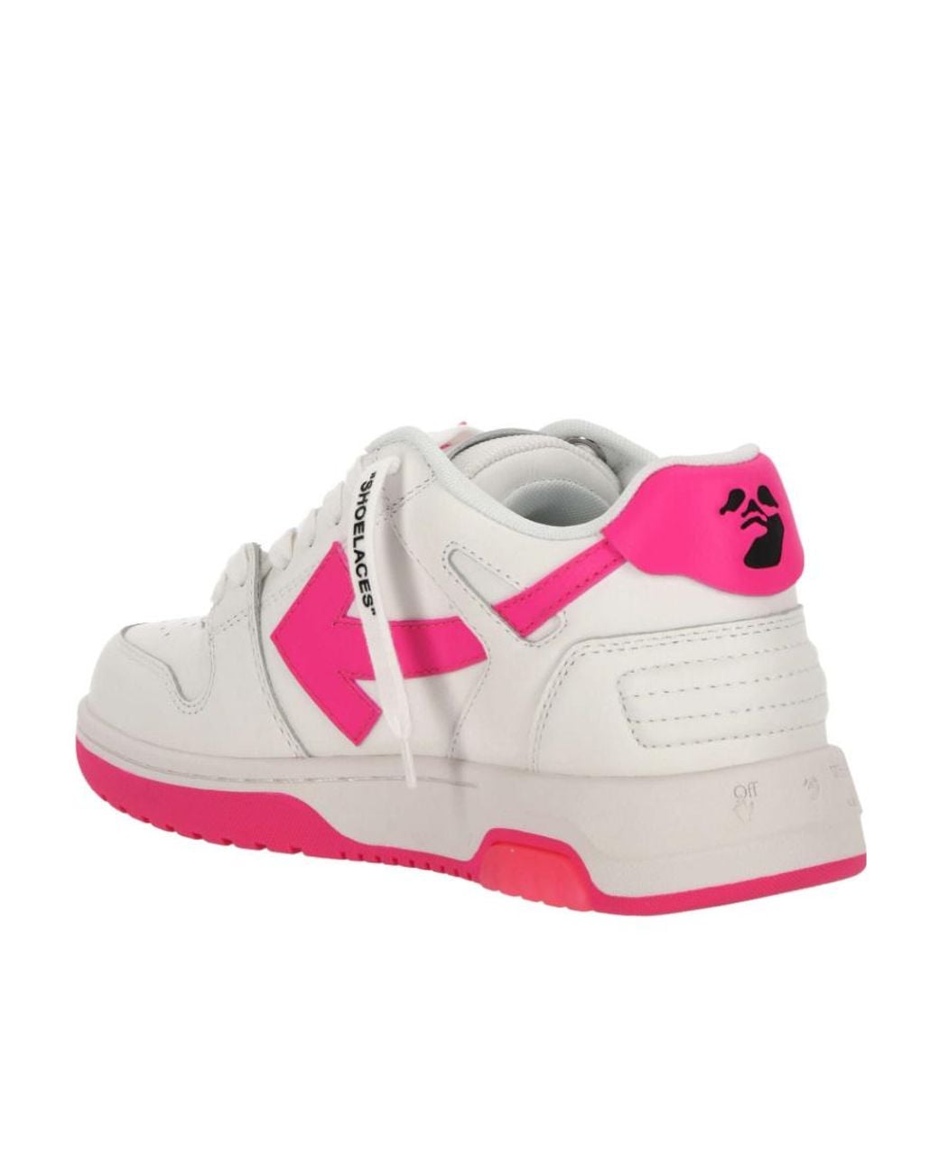 Off-White c/o Virgil Abloh Pink Out Of Office Low-Top Sneakers