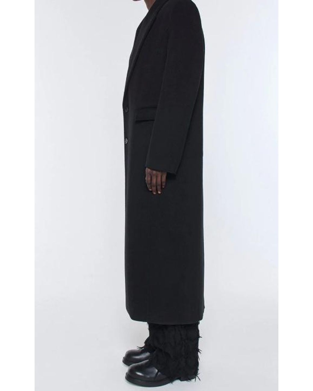 Séfr Black Séfr Tetsu Single-Breasted Coat for men