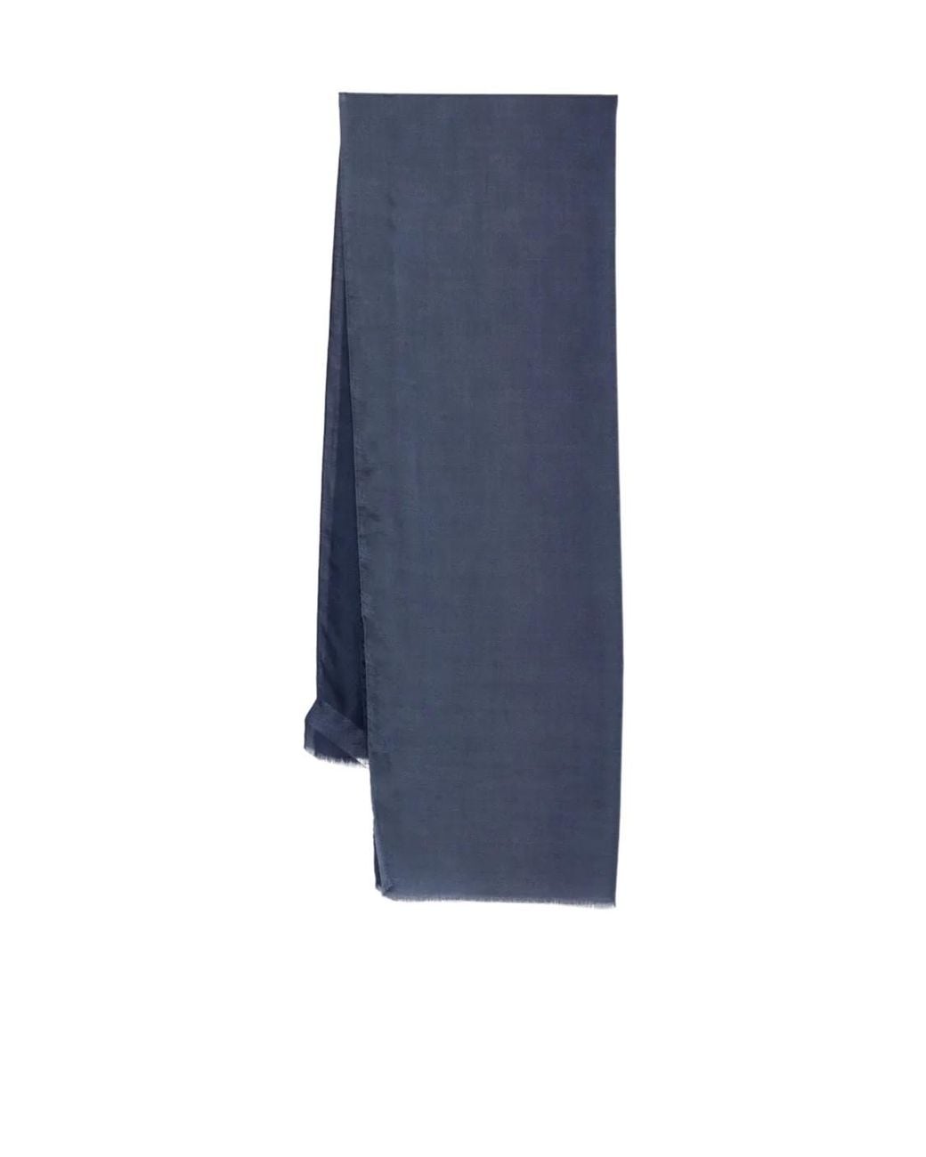 Max Mara Blue Rectangular Scarf