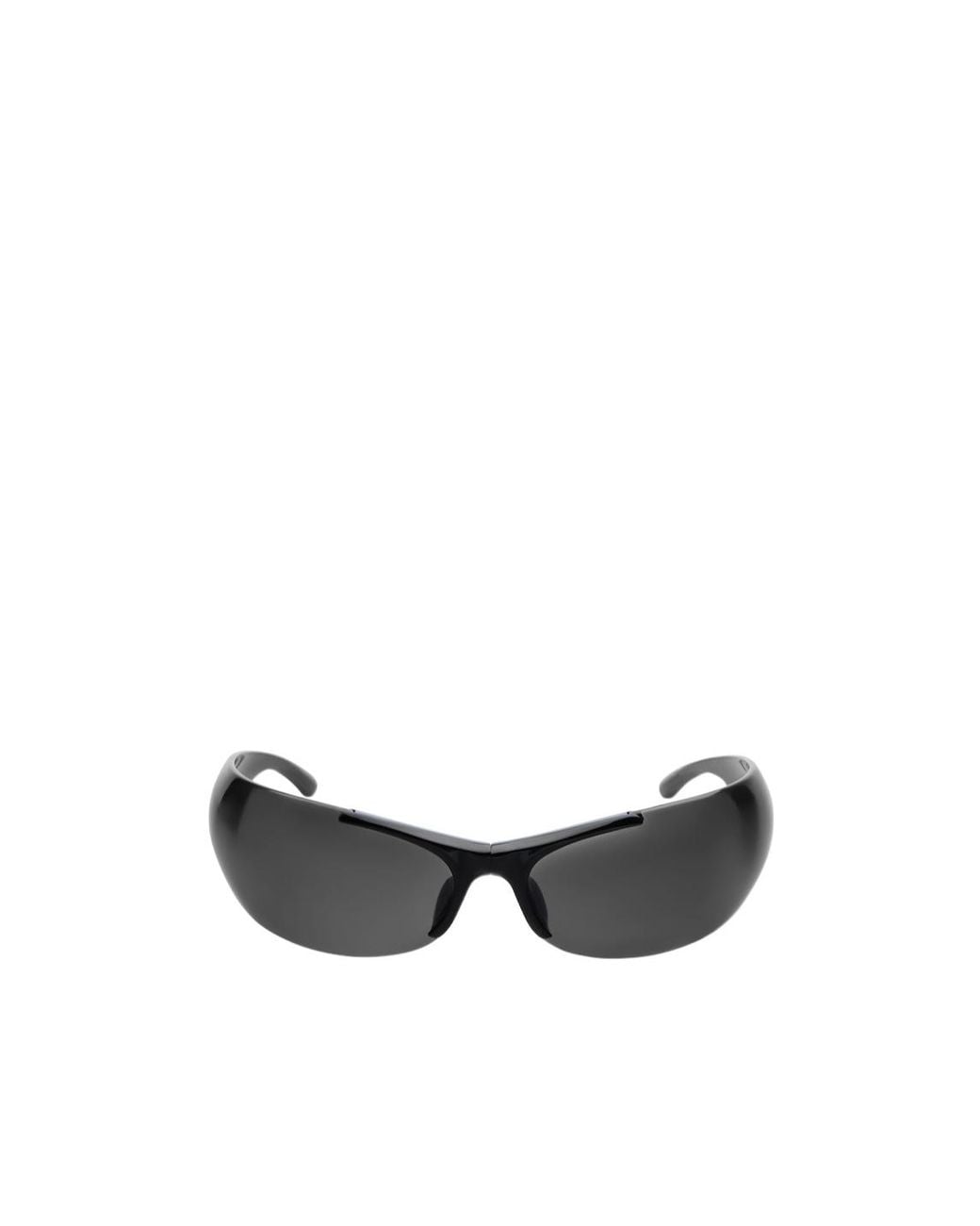 Balenciaga White Eyewear Afterhour Oval-Frame Sunglasses