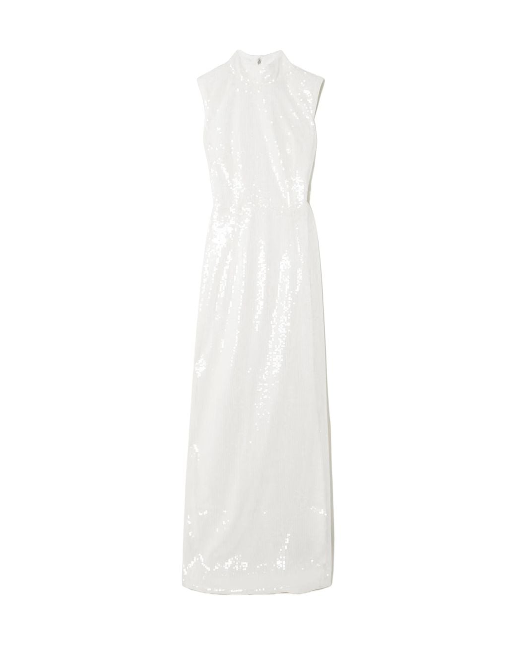 ROTATE BIRGER CHRISTENSEN White Recycled-Satin Maxi Dress