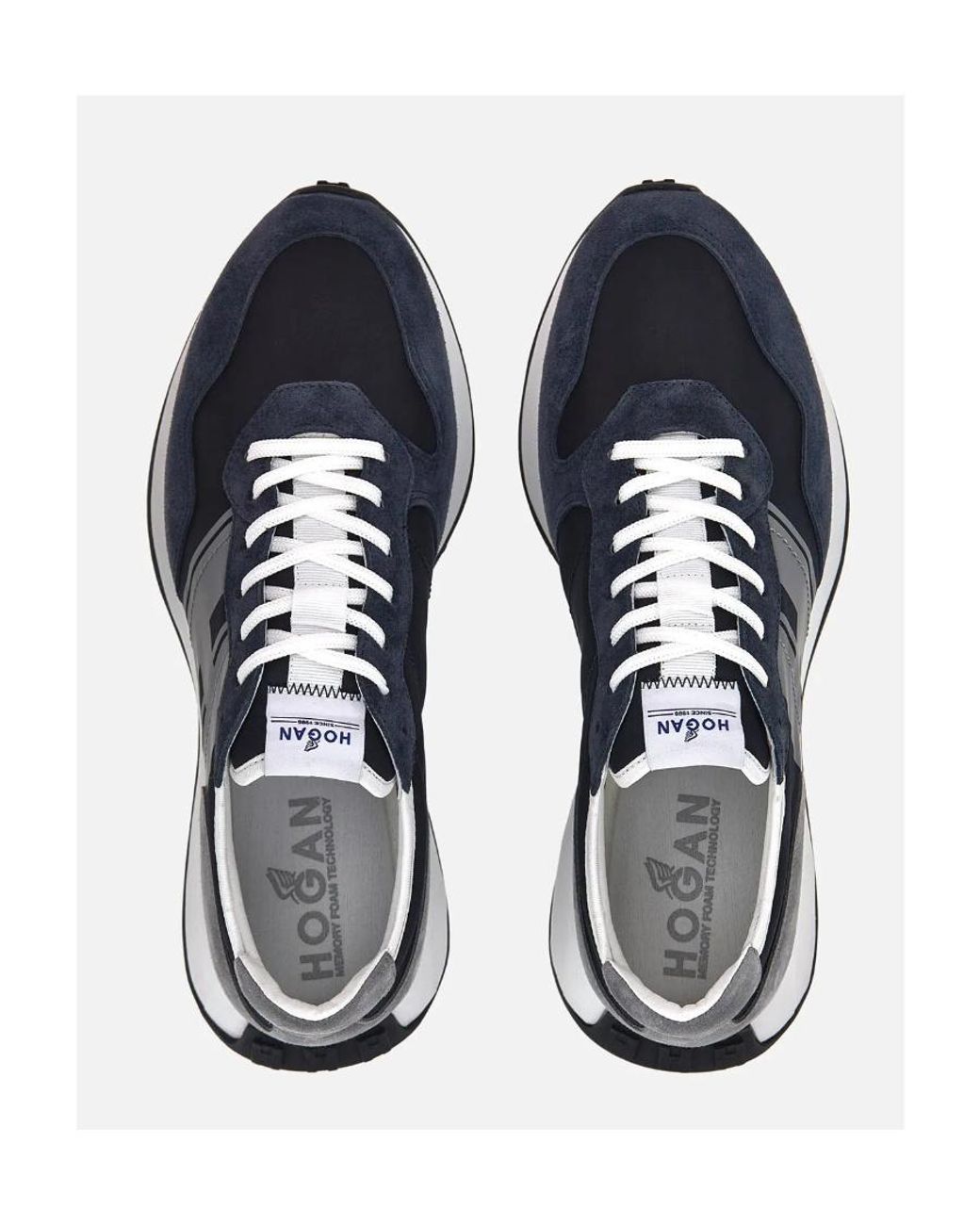 Hogan Blue H601 Lace-Up Sneakers for men