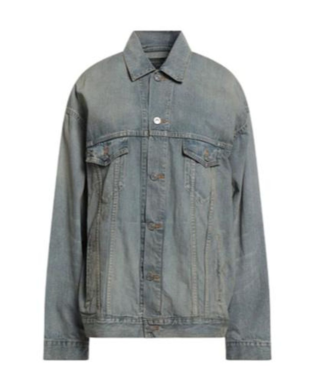 Balenciaga Gray Medium Denim Jacket