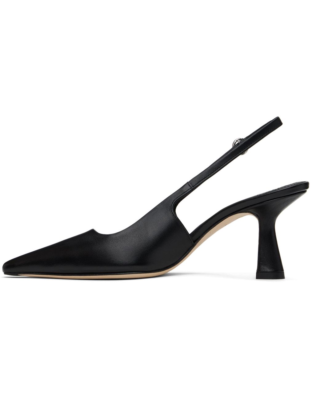Aeyde Black Fernanda Leather Pumps