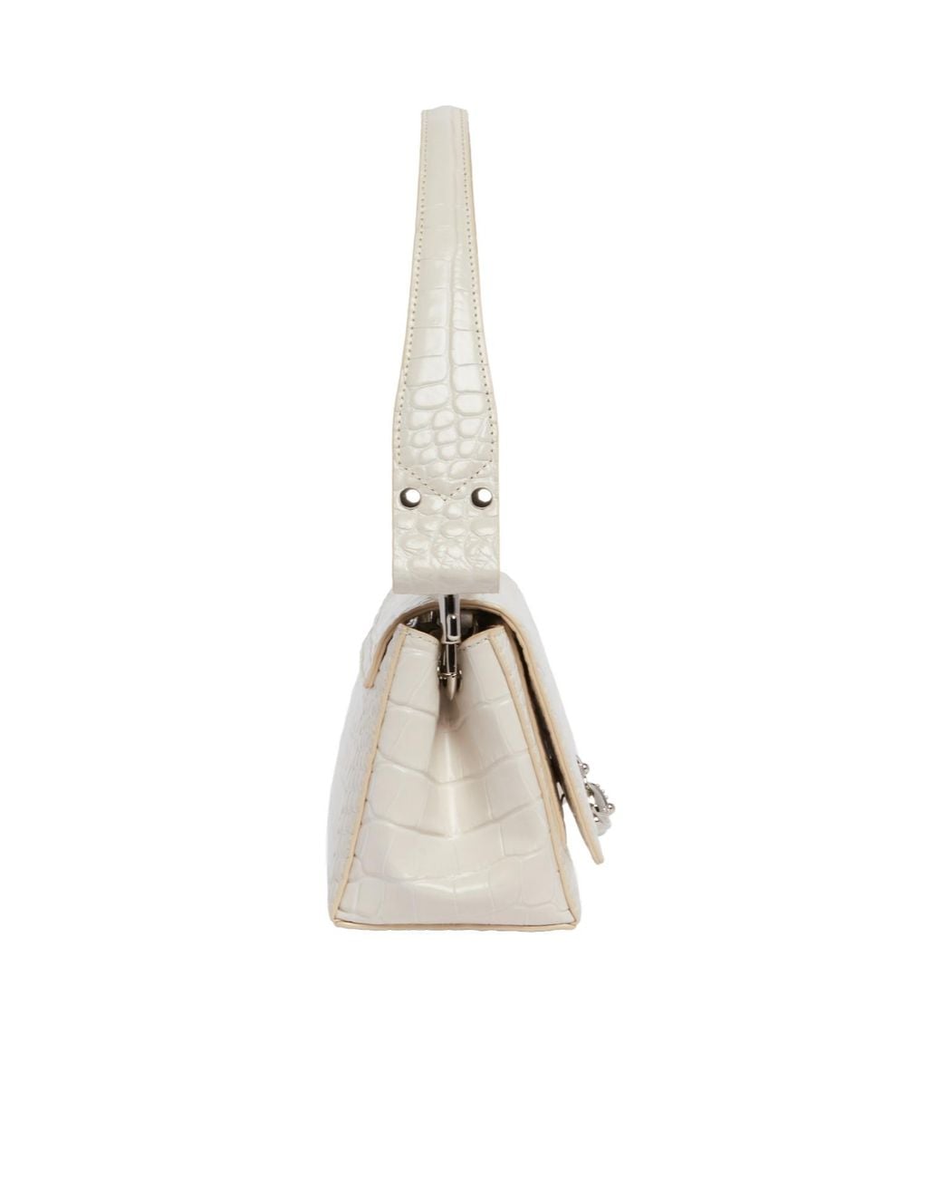Vivienne Westwood White Orb Plaque Embossed Tote Bag