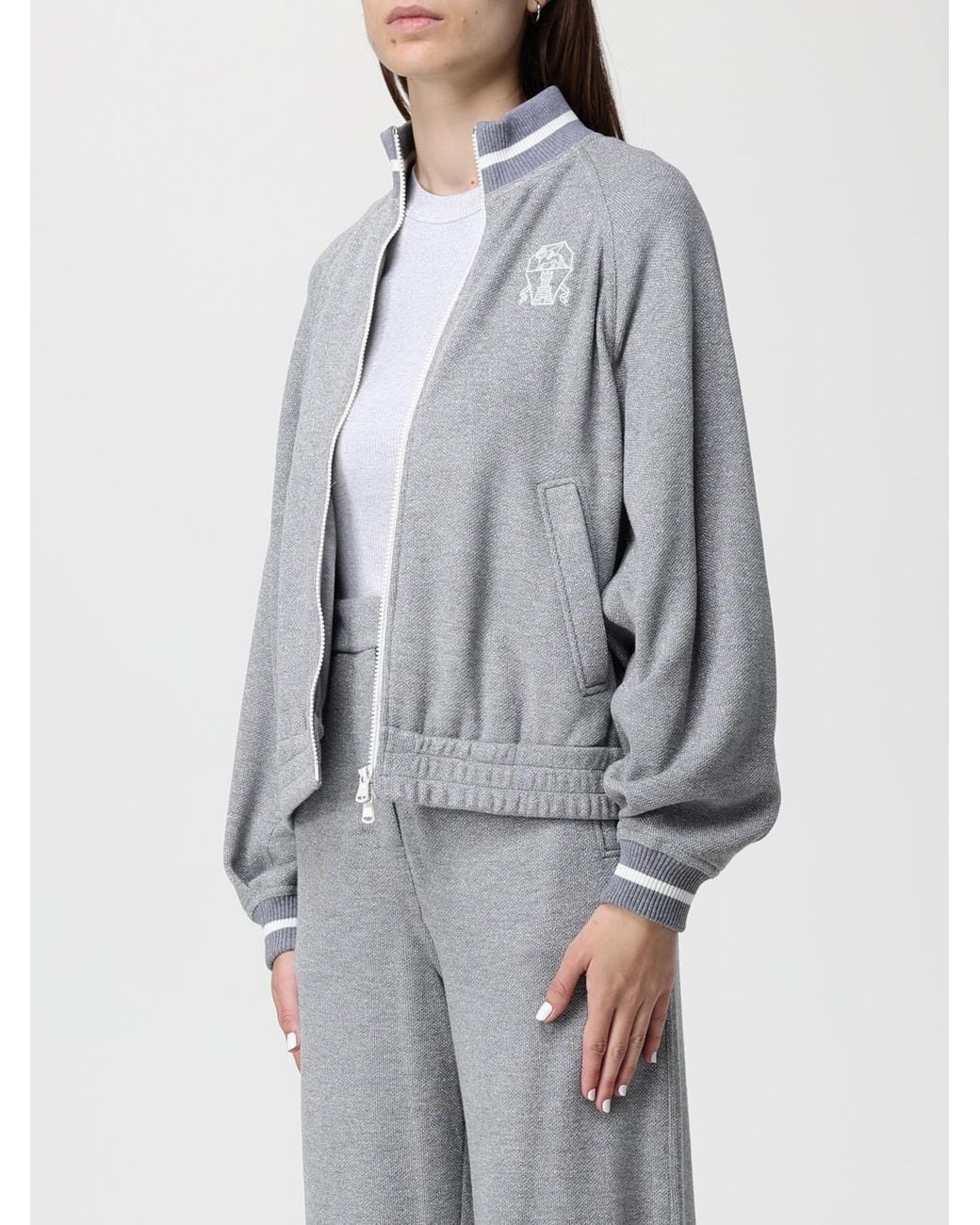 Brunello Cucinelli Gray Sweaters