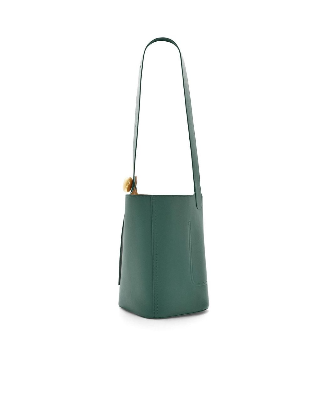 Loewe Green Pebble Mini Bucket Bag