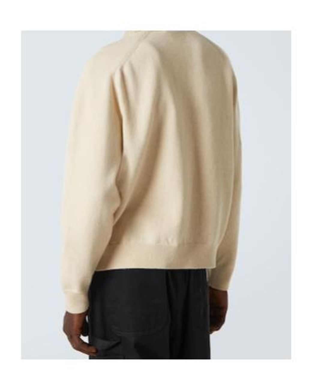 Bode Natural Polo Sweater for men