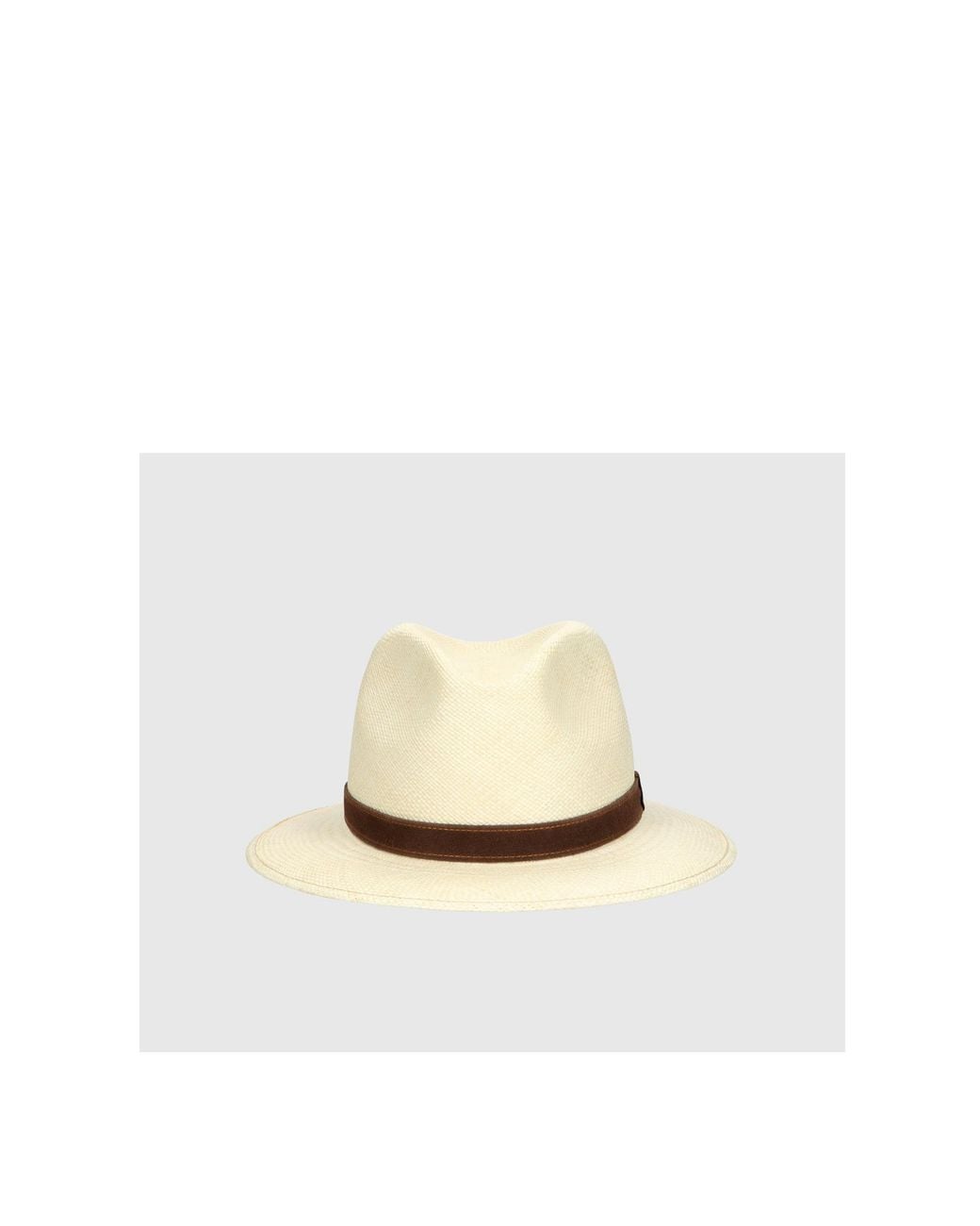 Borsalino White Country Panama Quito Hat for men