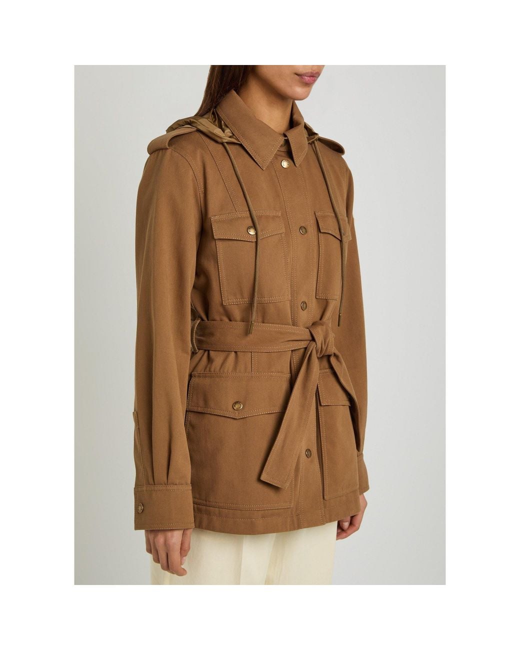 Moncler Brown Twill Jacket