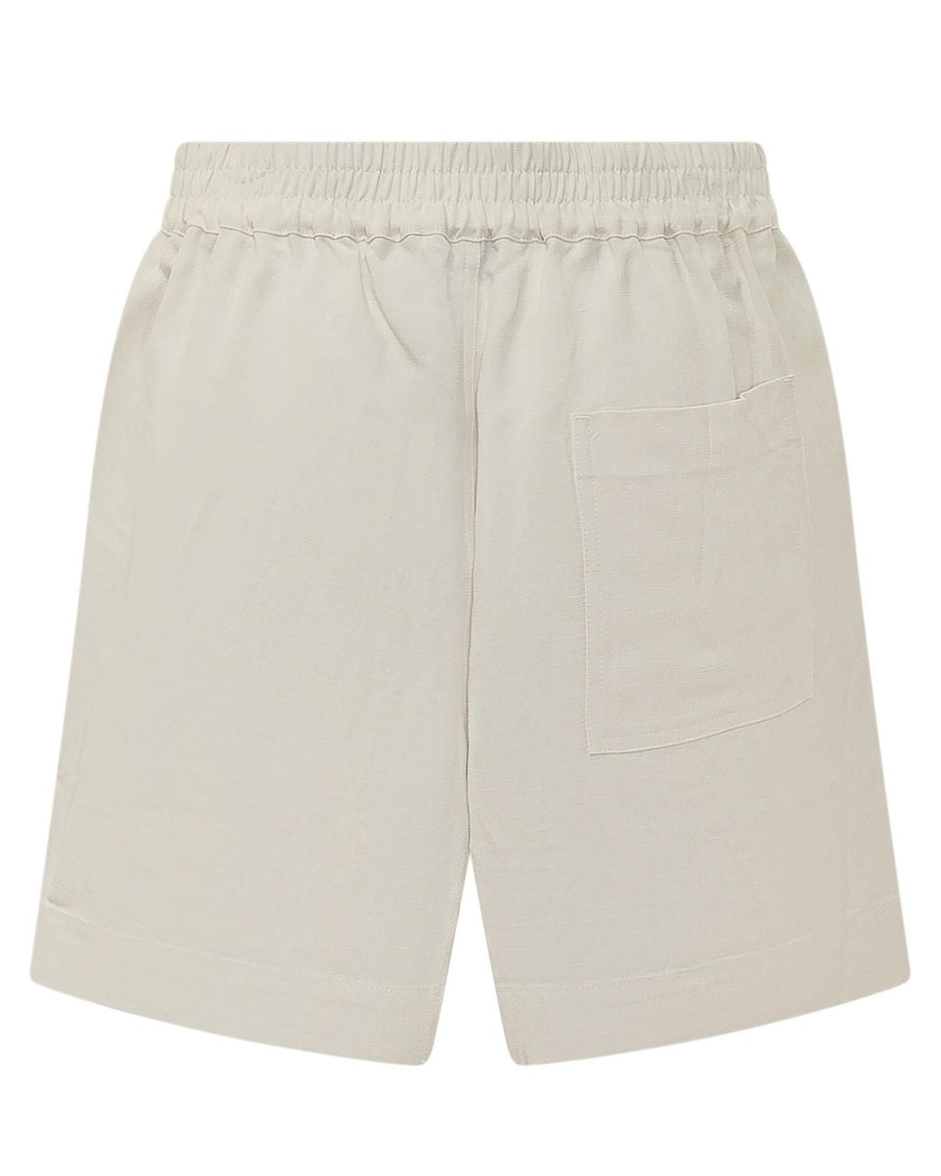 Studio Nicholson White Elastic Drawstring Shorts