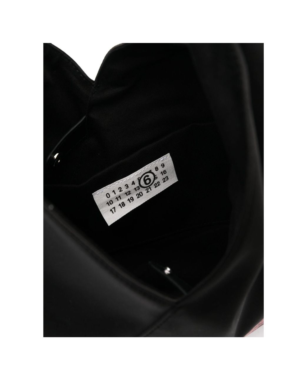 MM6 by Maison Margiela Black Small Year Of The Snake Japanese Tote Bag for men