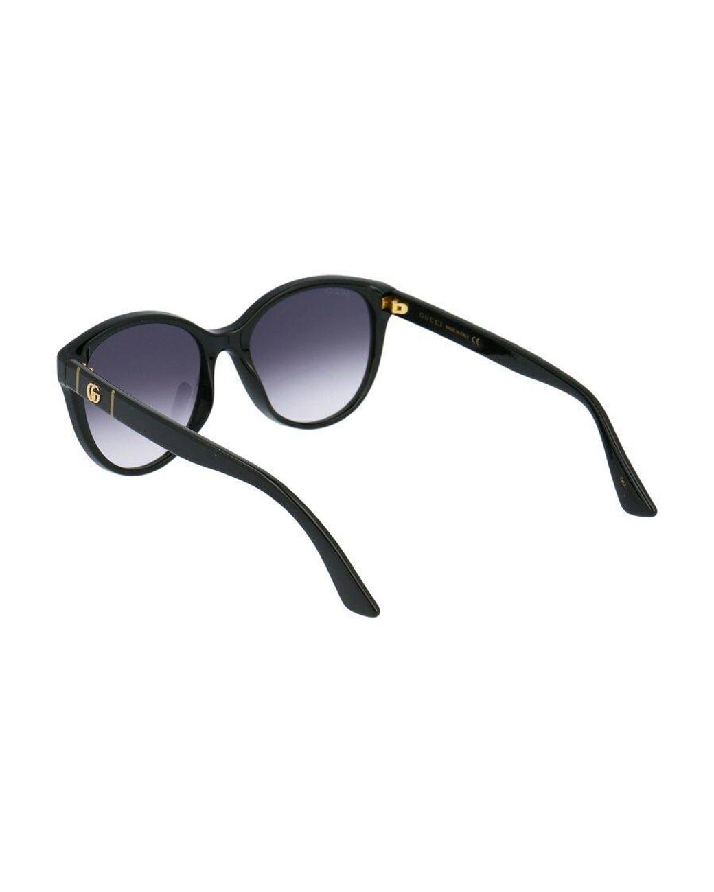 Gucci Blue Eyewear Round Frame Sunglasses