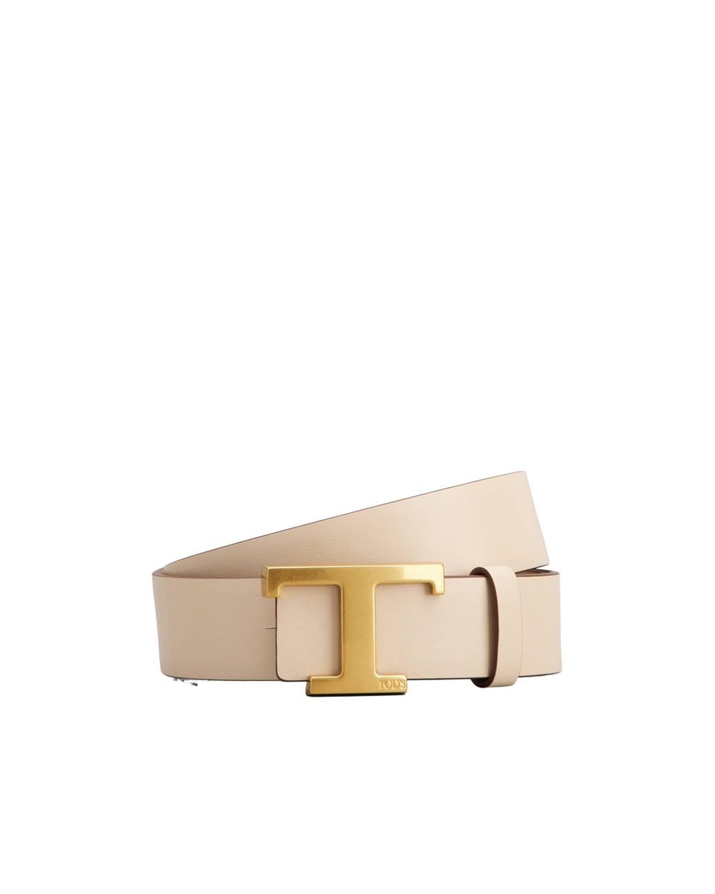 Tod's Natural T Timless Reversible Leather Belt