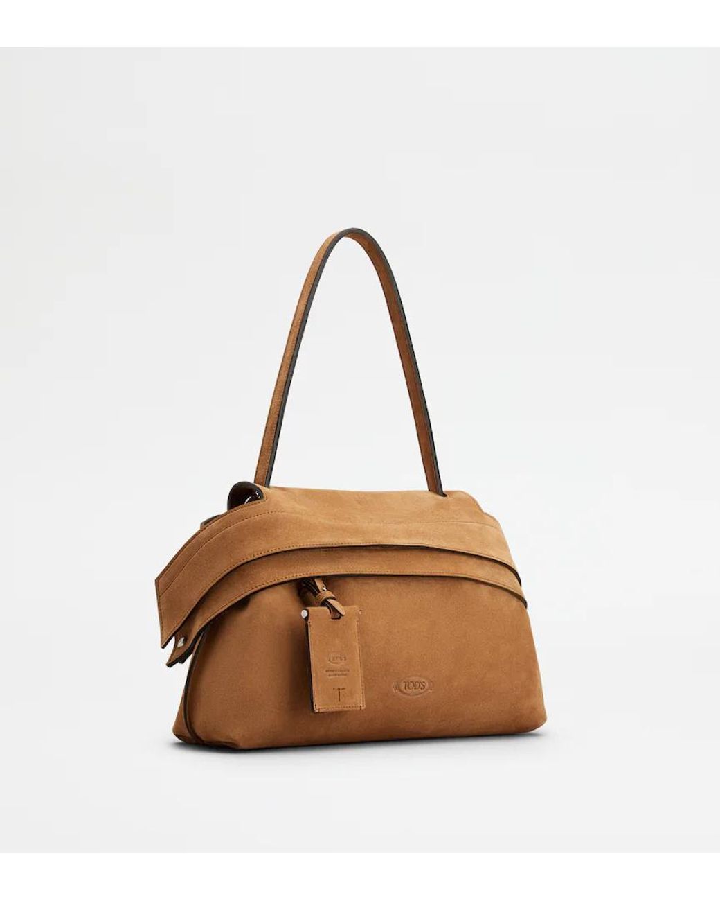 Tod's Brown Flap Shoulder Bag