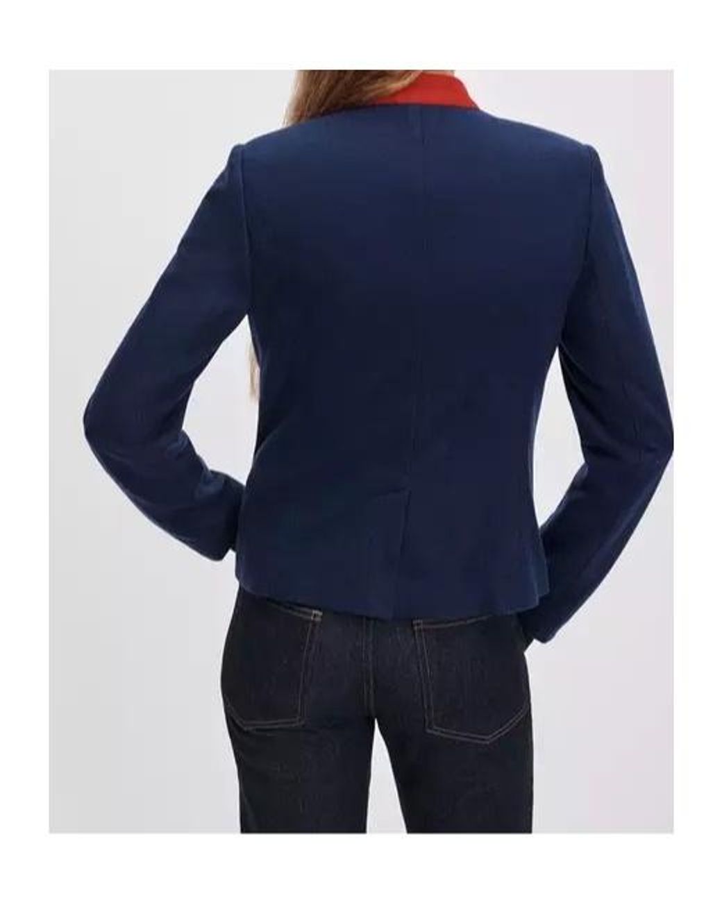 Rag & Bone Blue Long-Sleeve Casual Jacket