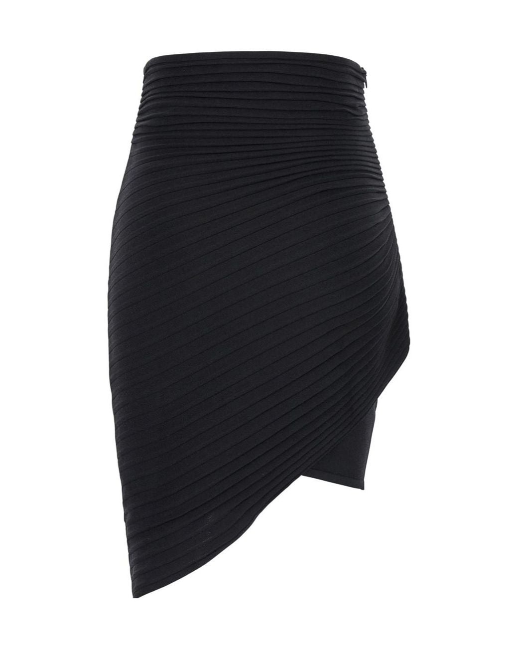 Philosophy Di Lorenzo Serafini Blue Asymmetric Miniskirt