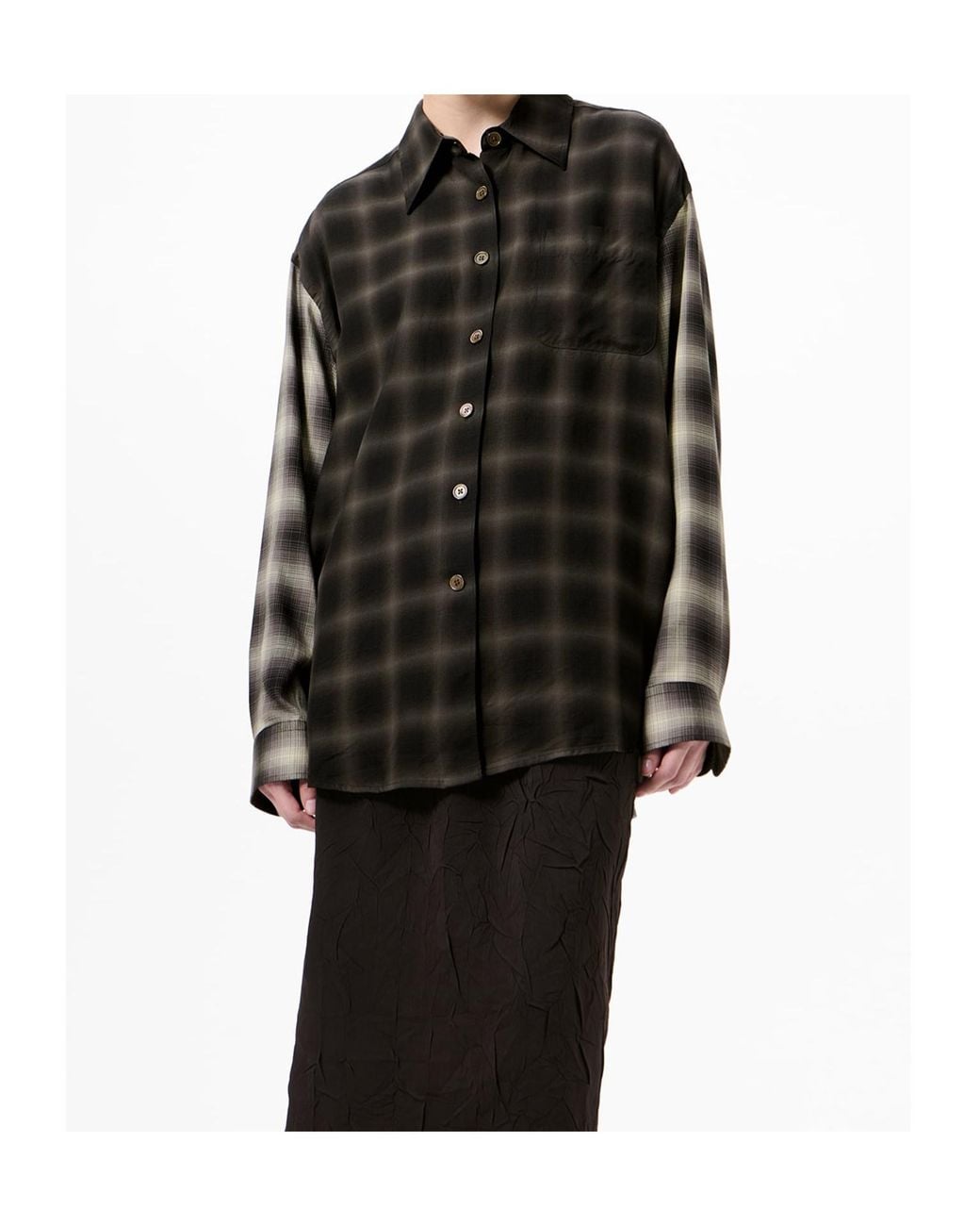 Our Legacy Black Favourite Check Shirt