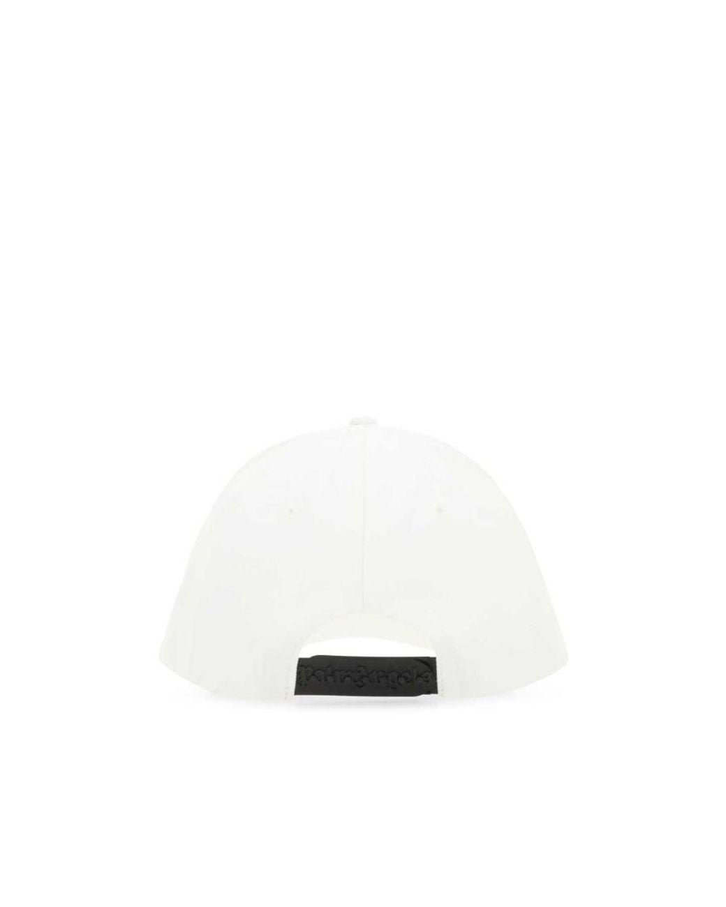 Palm Angels White Broken Shark Cap for men