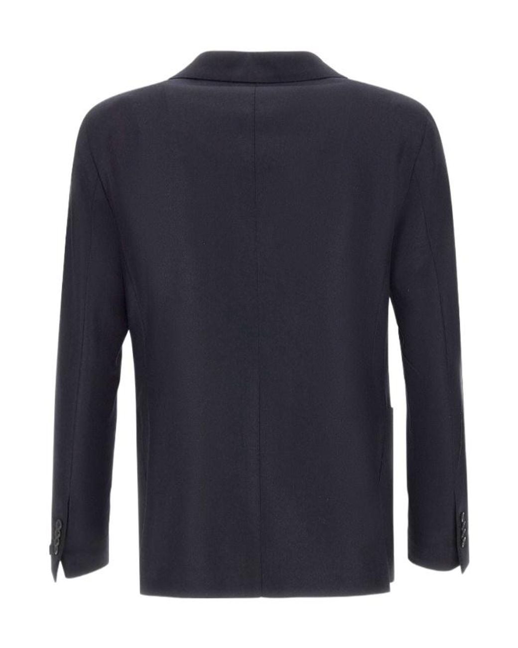 Tagliatore Blue Single Breasted Tailored Blazer for men