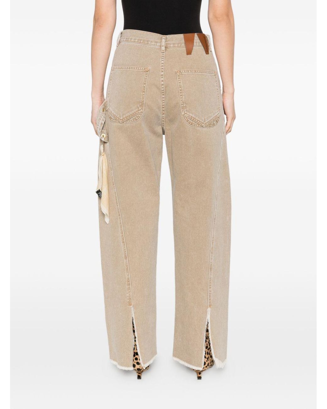 DARKPARK Gray Sienna Loose Side Split Jeans