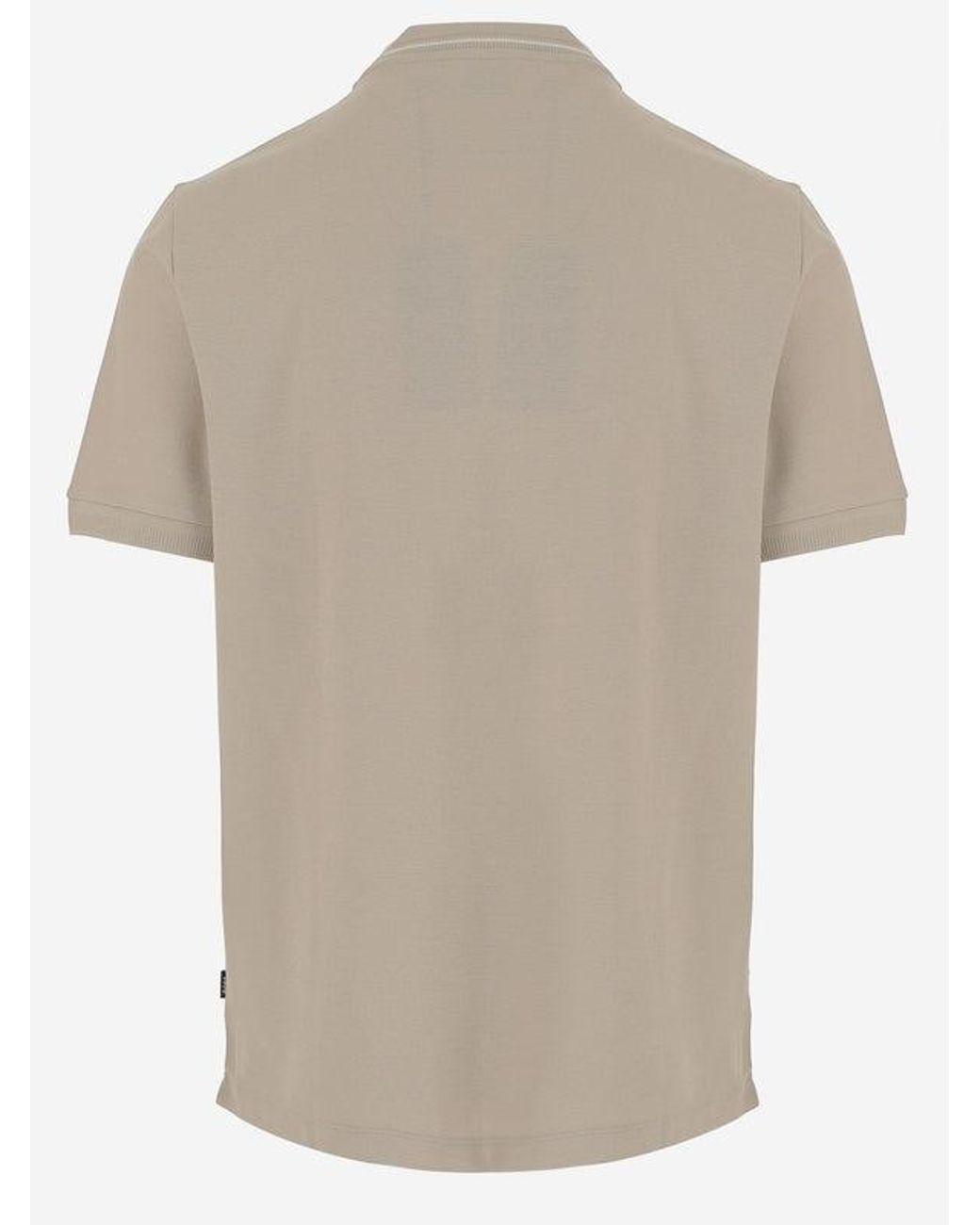 Boss Gray Buttoned Collar Polo Shirt for men