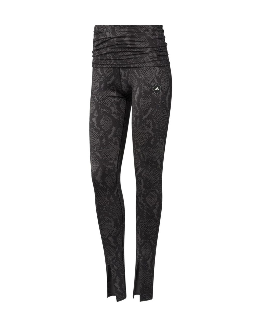 Adidas By Stella McCartney Black Stella Split Legging Ld54