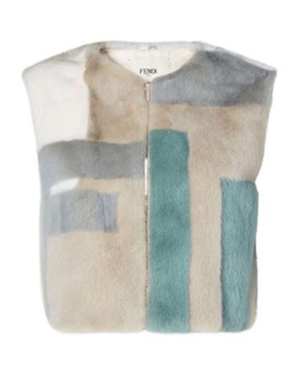 Fendi Natural Wool Double Fabric And Mink Blouson