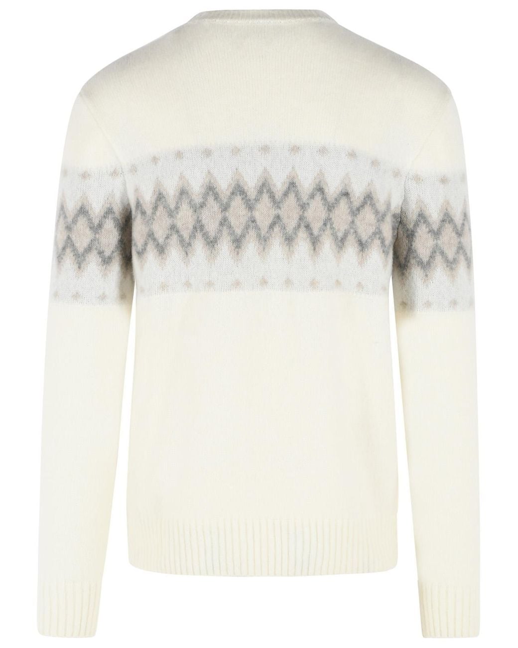 Eleventy White Long-Sleeved Knitwear for men