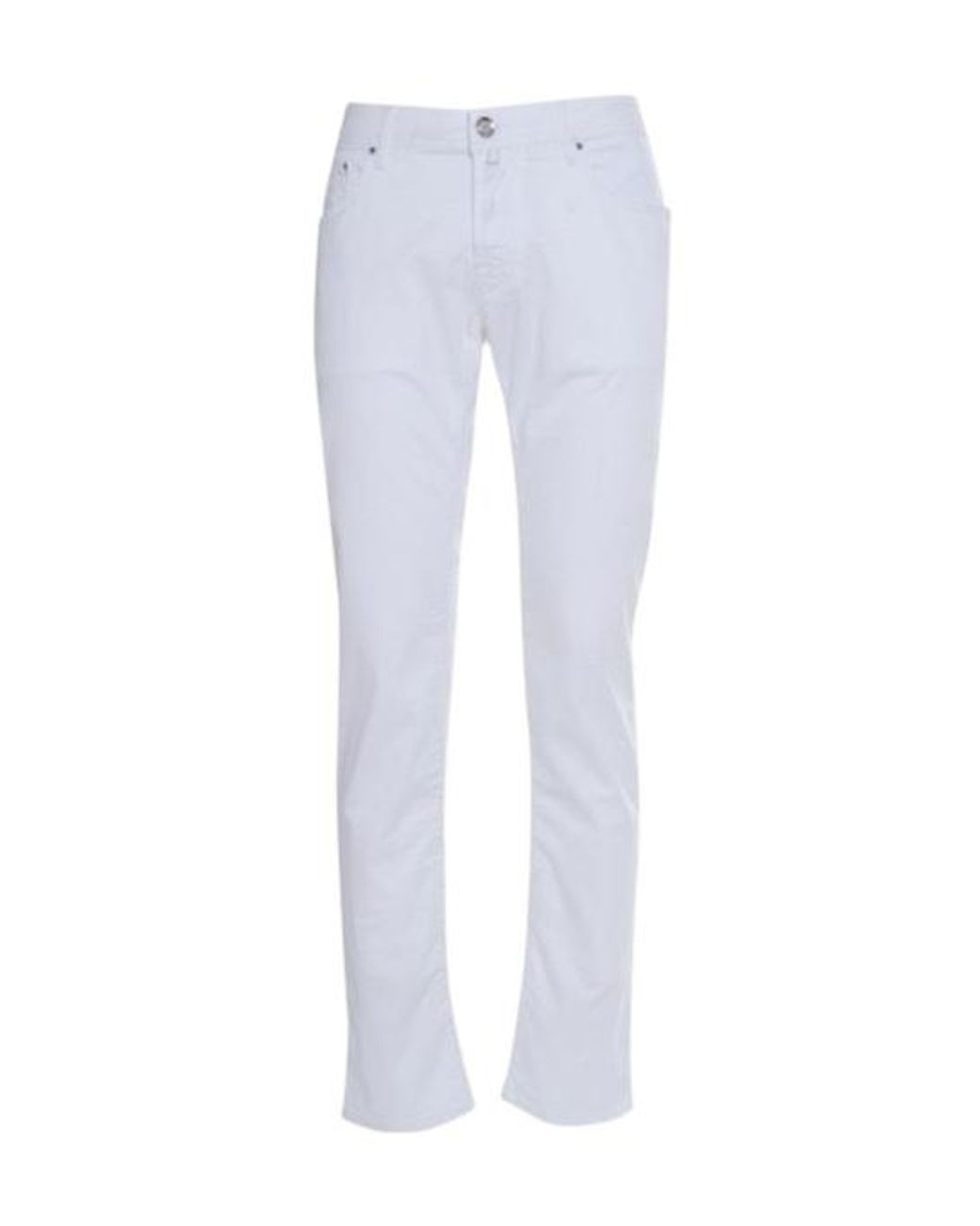 Jacob Cohen Blue Nick Logo Patch Straight-Leg Trousers for men