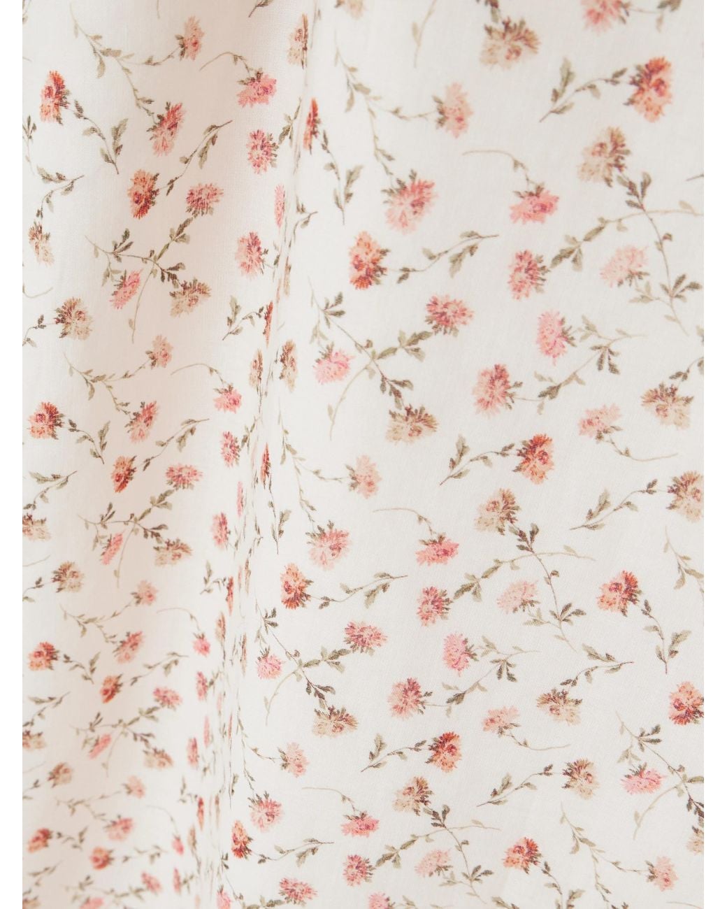 Posse Natural Lace-Trimmed Floral-Print Cotton Mini Dress