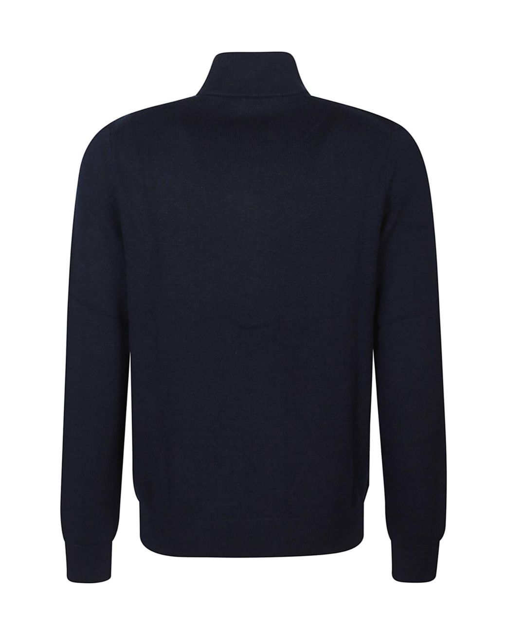 Michael Kors Blue Zip-Up High Neck Cardigan for men