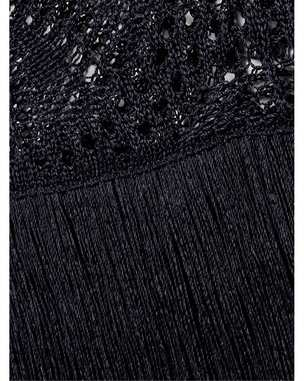 Stella McCartney Blue Fraser Crocheted Dress