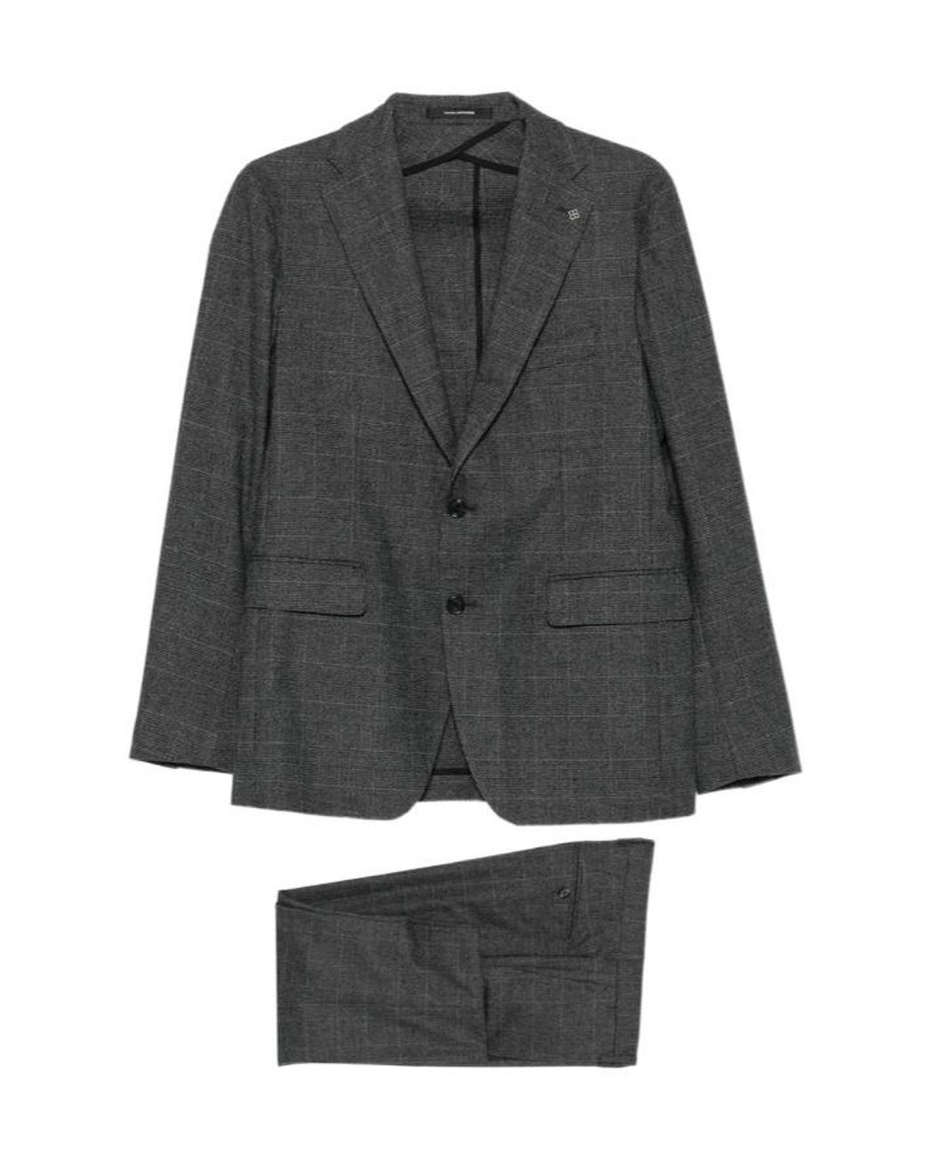 Tagliatore Gray Long-Sleeved Suit for men