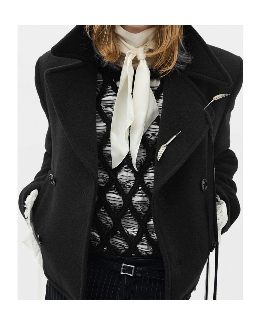 Ann Demeulemeester Black Carlos Sweater for men